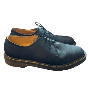 Dr. Martens Vintage Black Leather 1461 Made in England Oxford Shoe - size 12